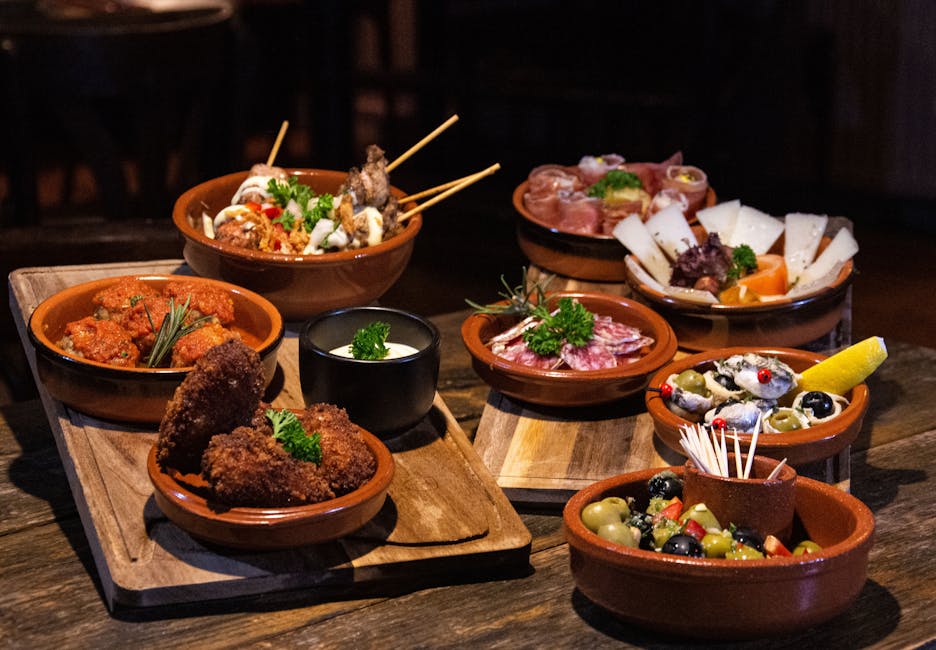 spanish tapas spread