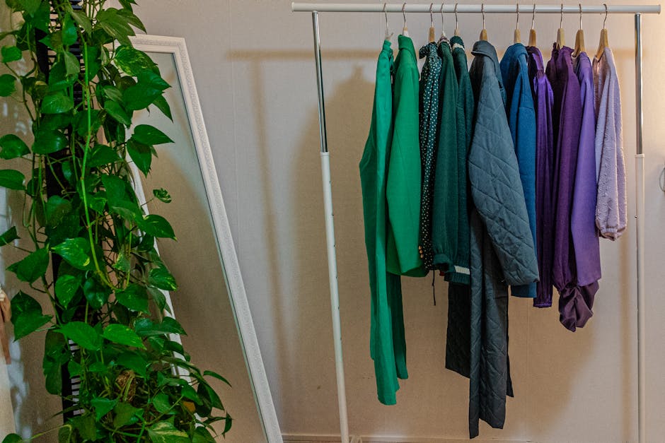 Sustainable fashion display Polish brand