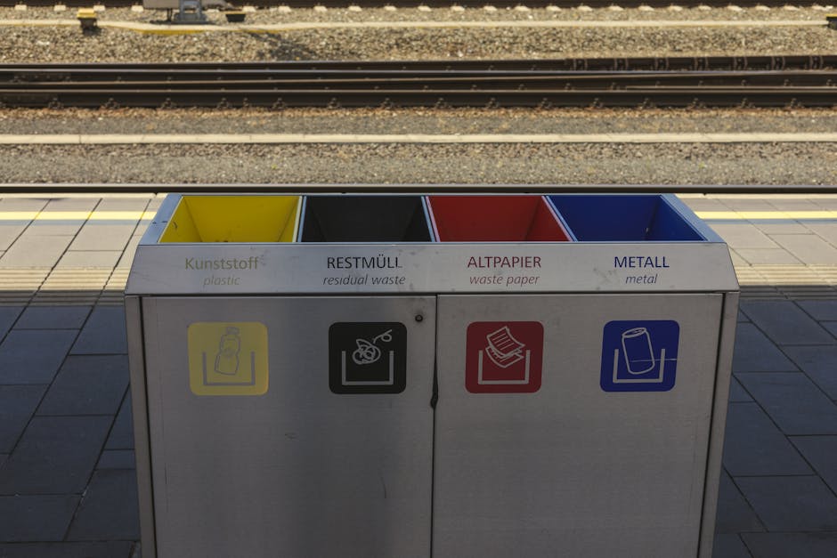 Sustainable living recycling in Germany