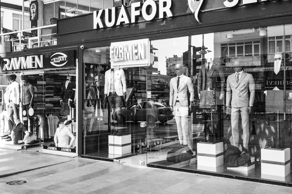Tailored suit italian city street