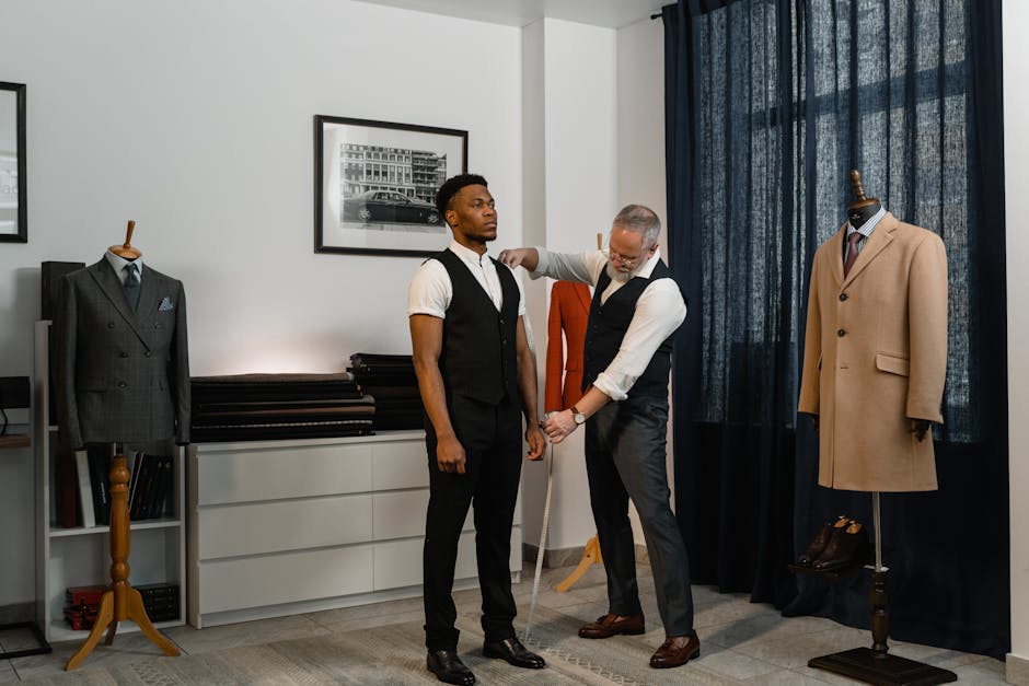 Tailored suit man Italy