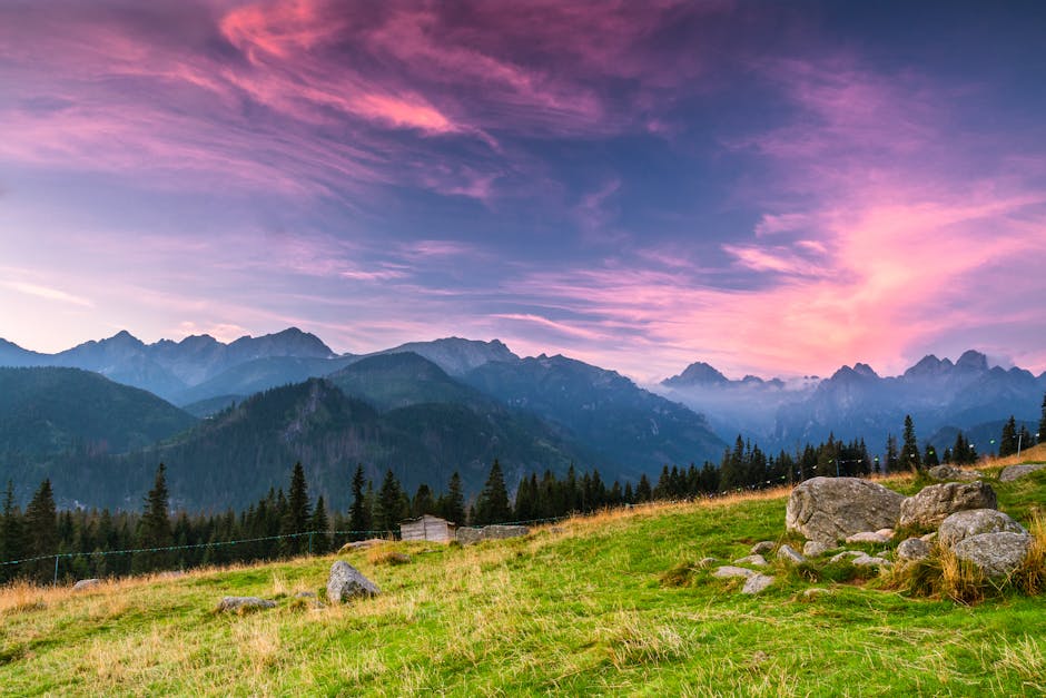 Tatra Mountains scenic landscape