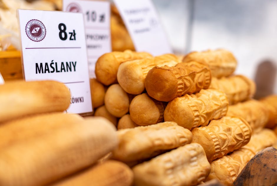 Traditional Eastern European food stall