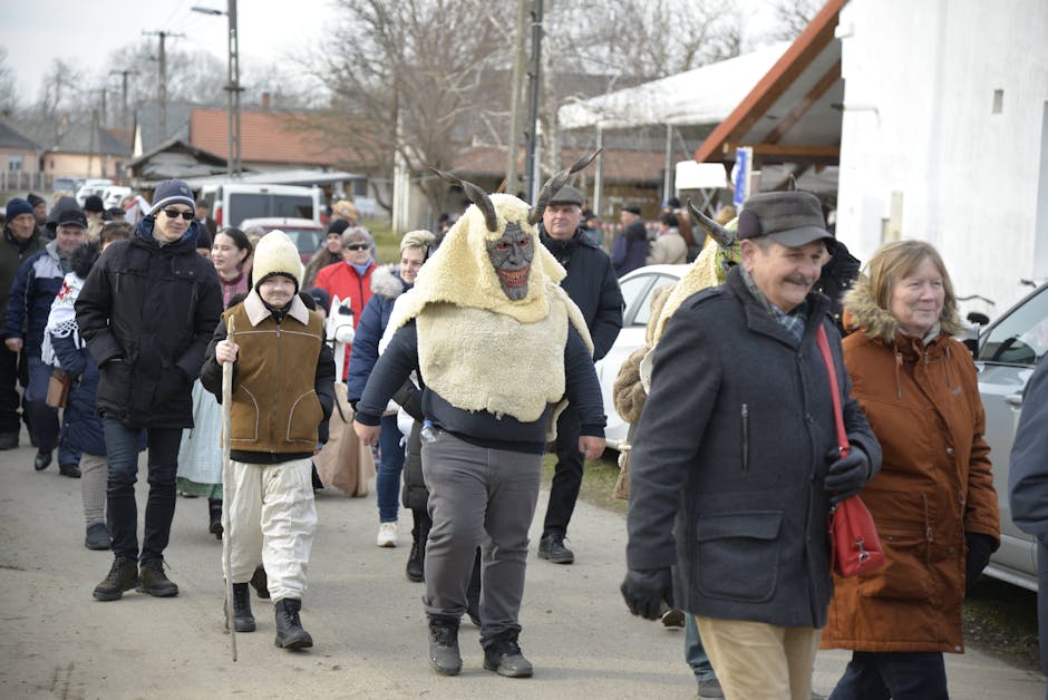 Traditional Eastern European village festival
