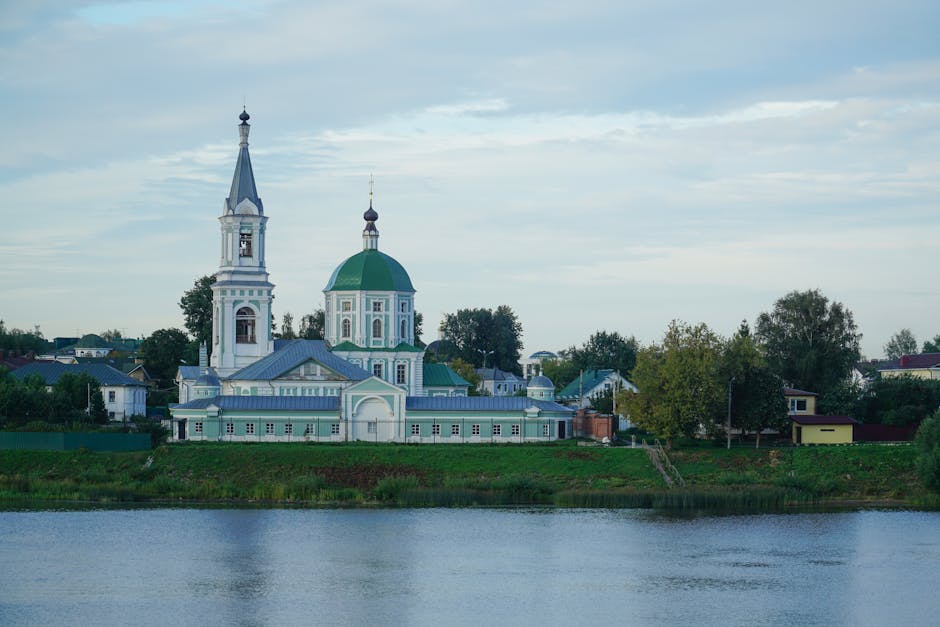 traditional russian small town church