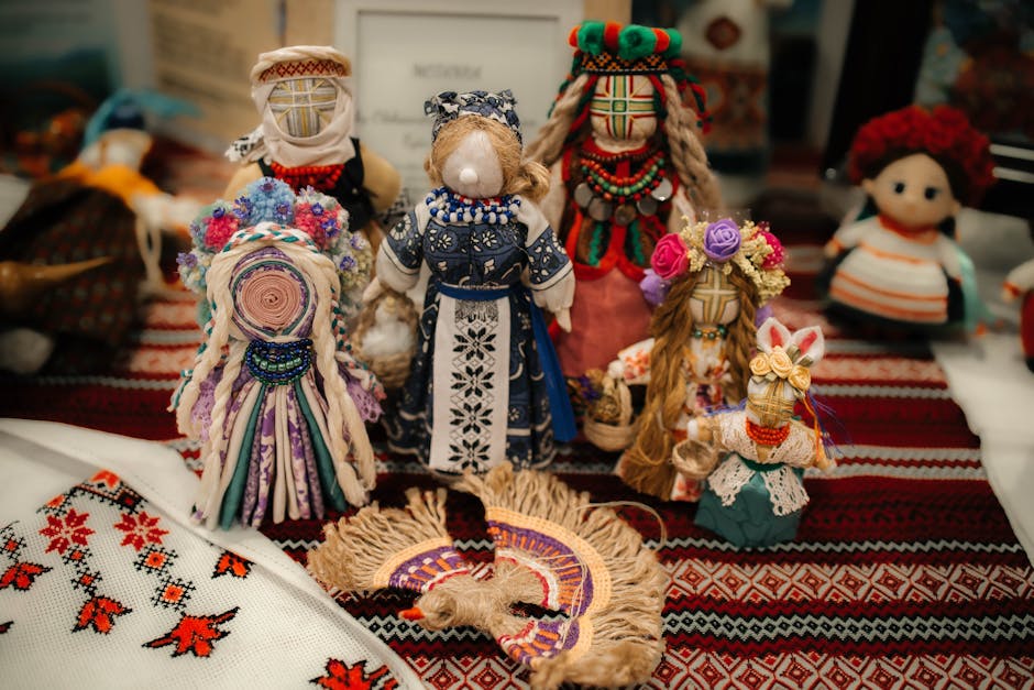 Traditional Ukrainian craft souvenir