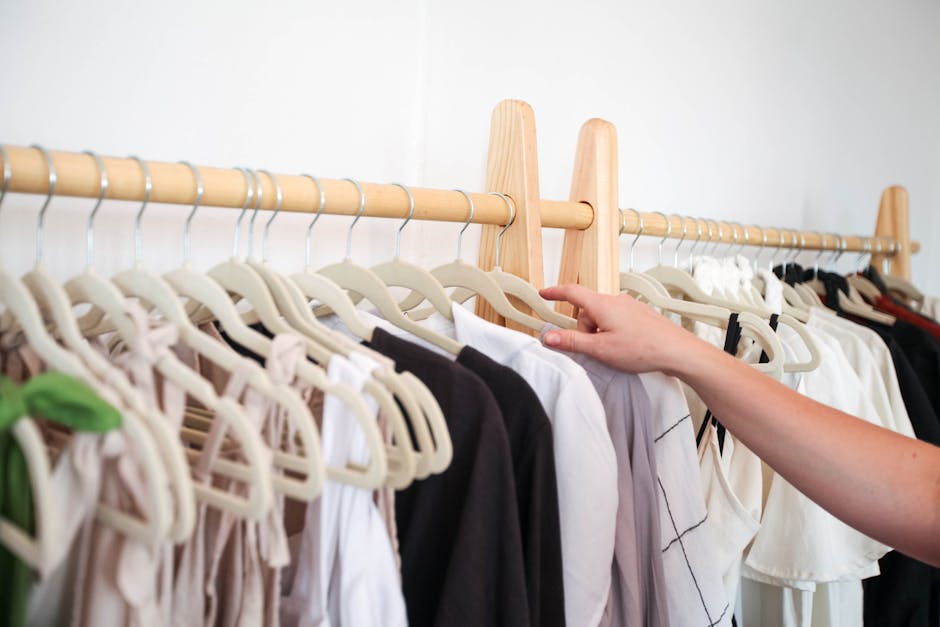 wardrobe organization stylish clothes