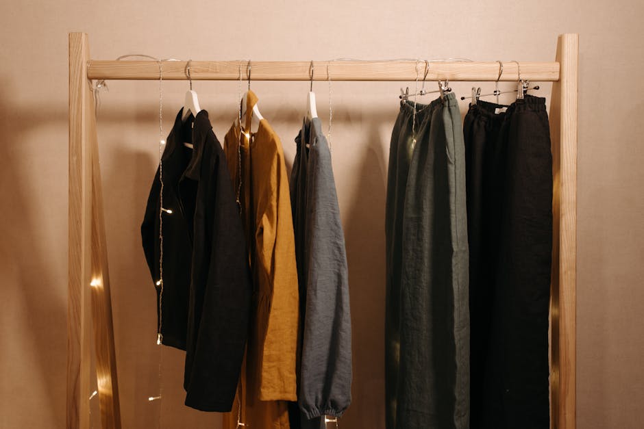 wardrobe with versatile clothes