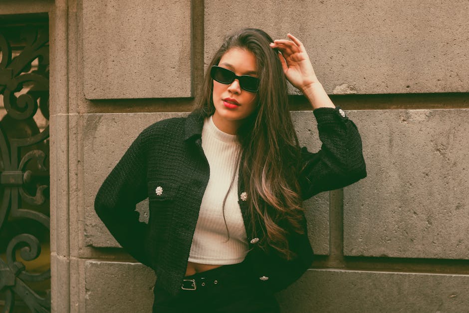 Woman confident street style