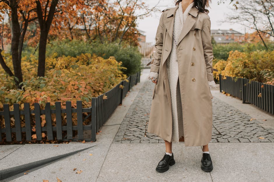 woman layering clothes stylishly