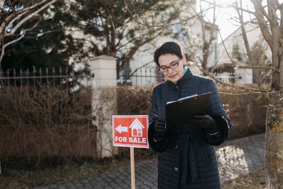 woman looking at  list with