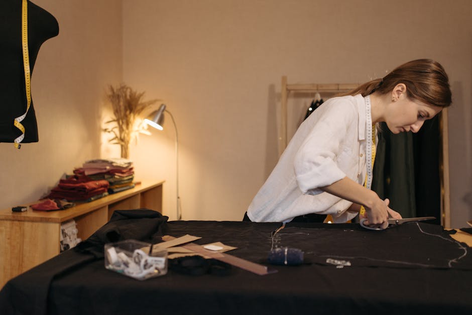 woman making  clothes look good